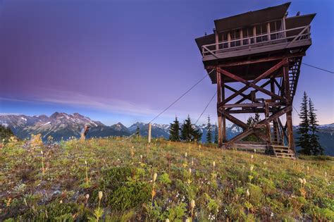fire tower camping.